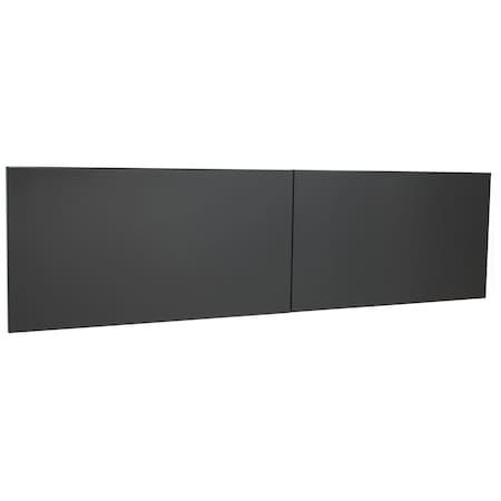 Lorell Fortress Modular Series Stack-On Hutch Door Kit, 60" Width, Charcoal LLR79176